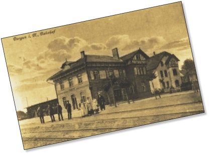 Der Bahnhof im Jahr 1917